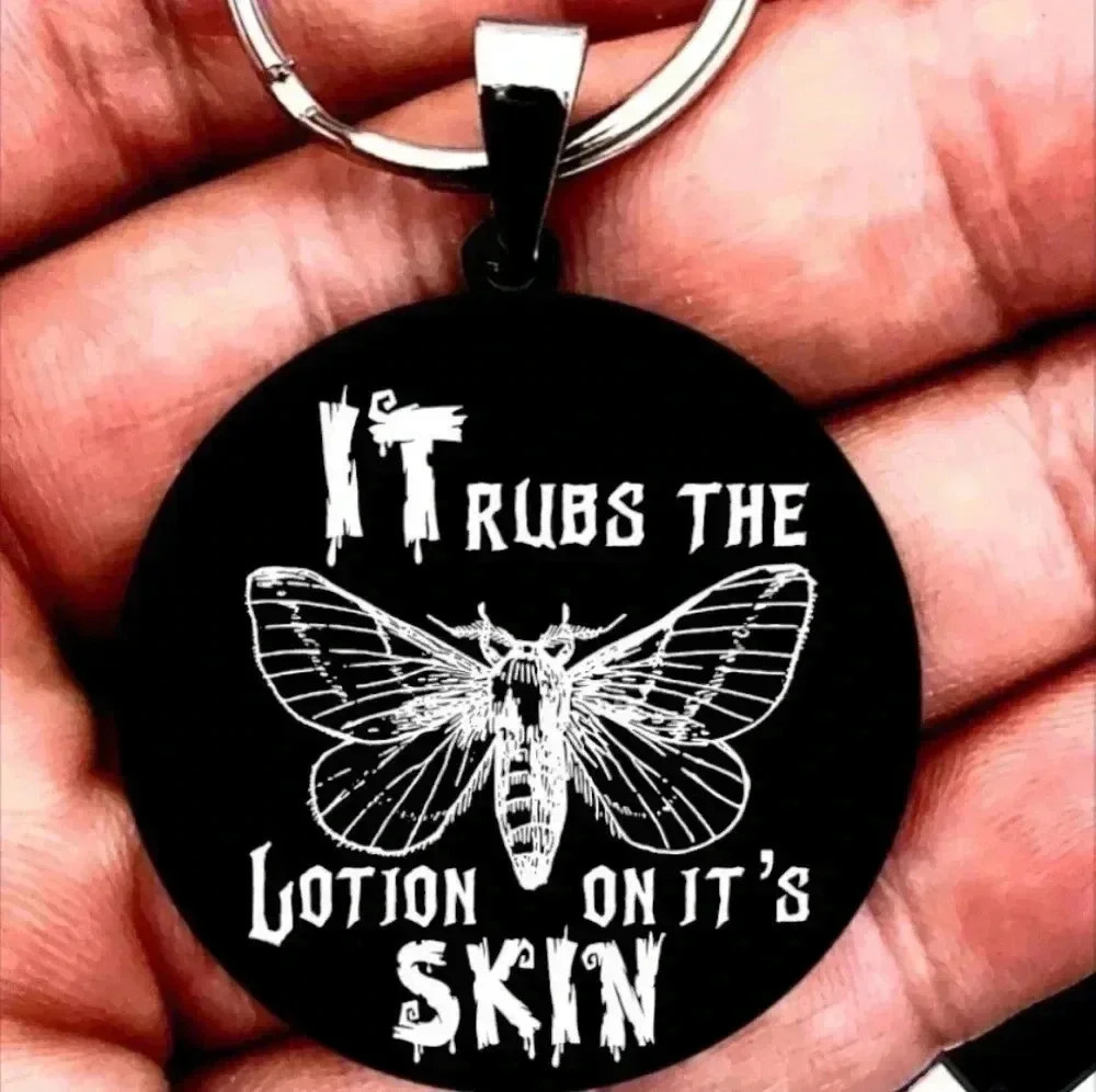Butterfly Moth Hot horror art keychain
